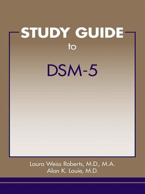 cover image of Study Guide to DSM-5&#174;